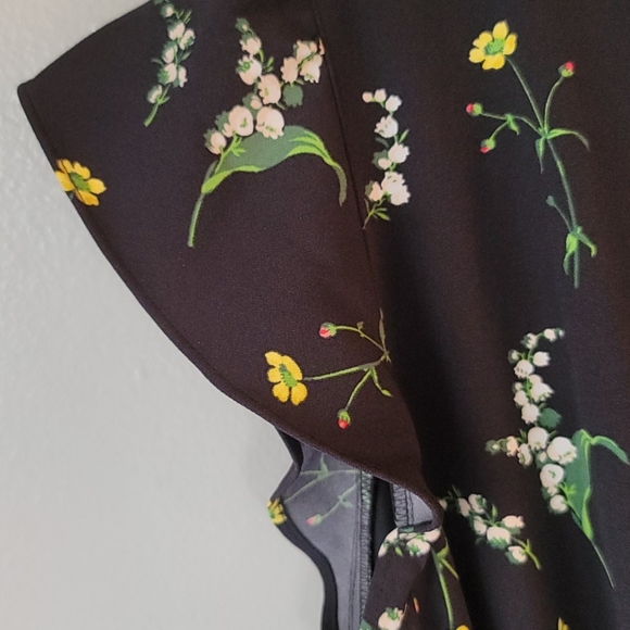 Ann Taylor factory floral print jumpsuit, size 14 - Picture 7 of 11